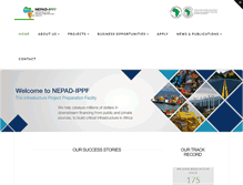 Tablet Screenshot of nepadippf.org